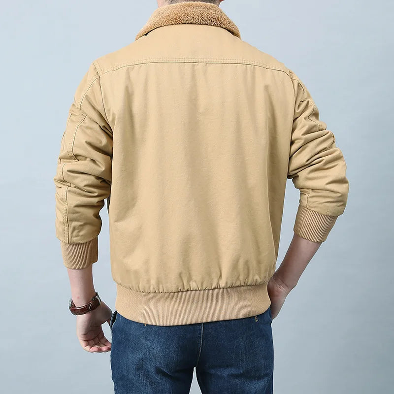 Nicola men's elegant bomber jacket, alternate view