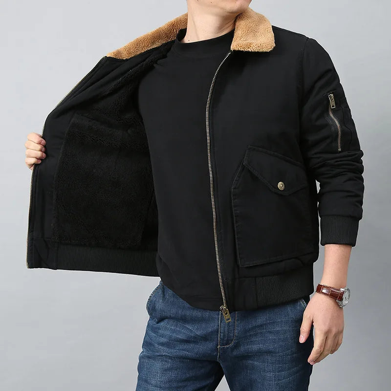 Nicola men's elegant bomber jacket, view 5