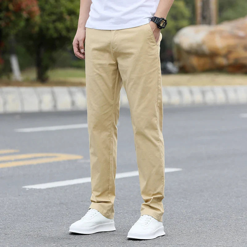 Men's breathable chinos – Avinos Milano