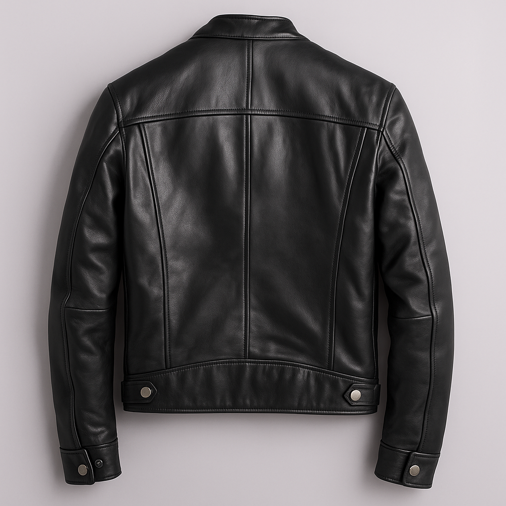 Vittorio men's vintage leather jacket, view 4