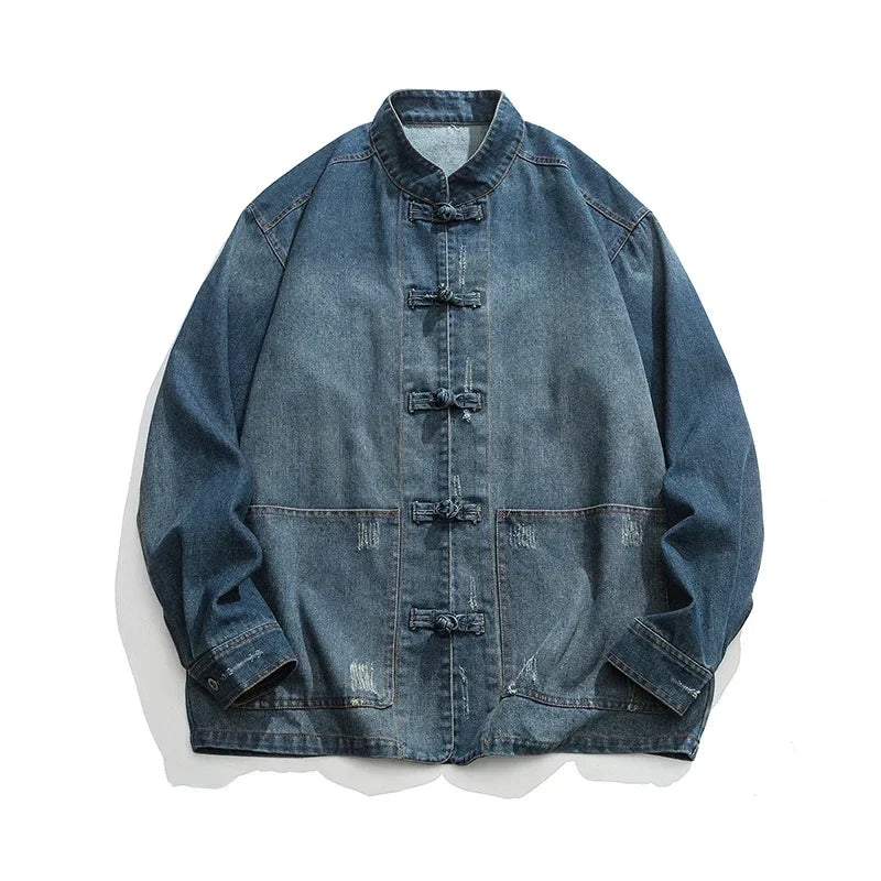 Streetwear men's denim jacket – Avinos Milano