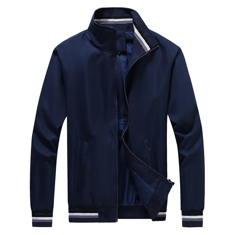 Paolo men's elegant bomber jacket, alternate view