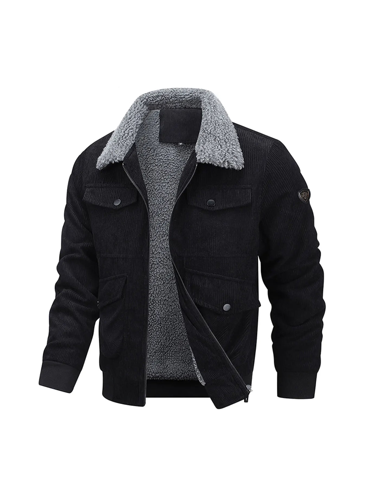 Federico men's elegant corduroy jacket, alternate view