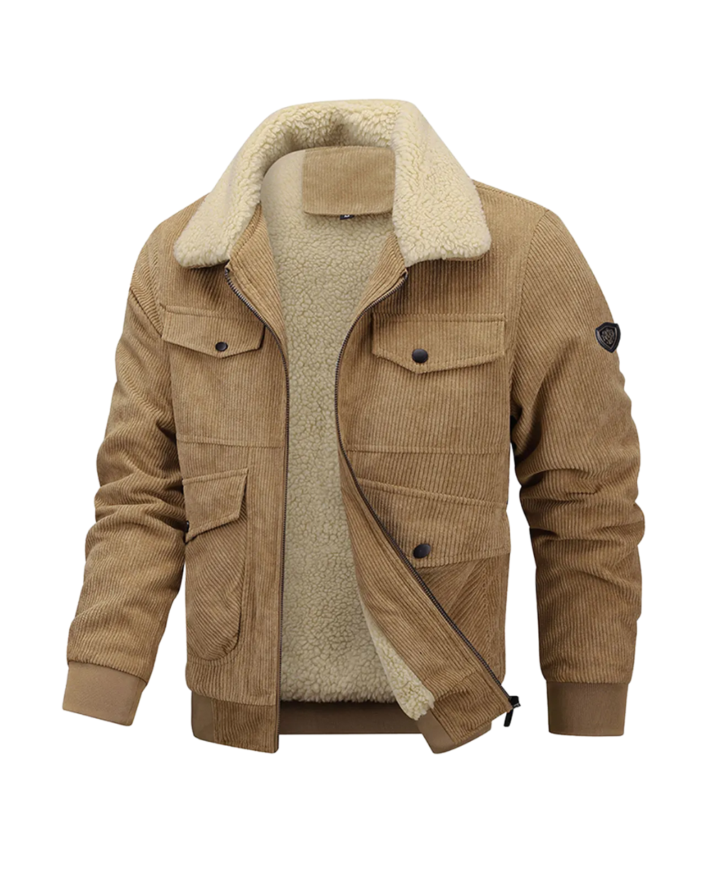 Federico men's elegant corduroy jacket, view 4