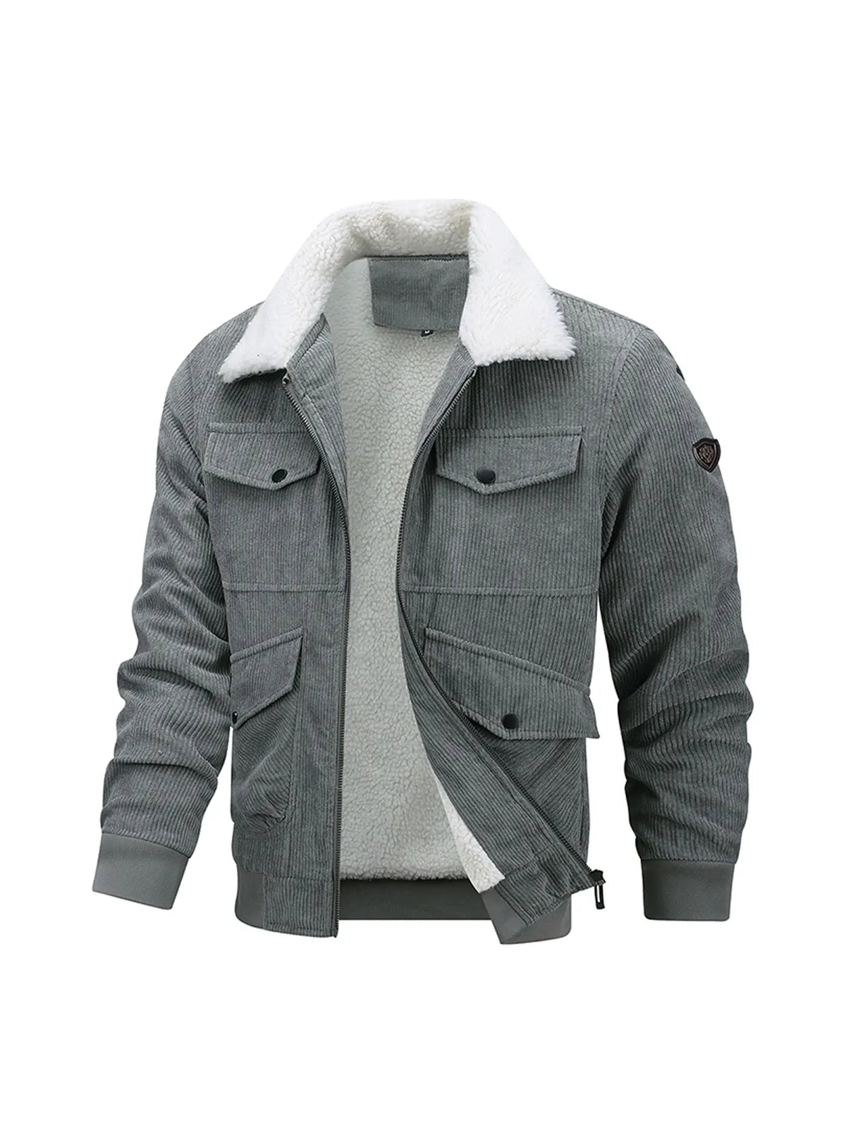 Federico men's elegant corduroy jacket, view 5