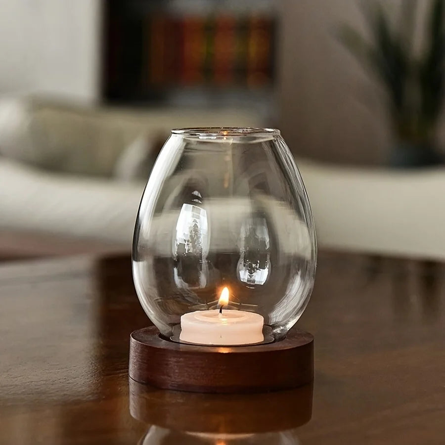 Faro candle holder with a tealight