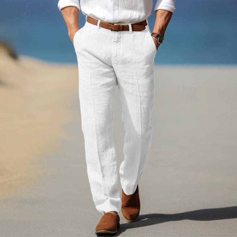 Giorgio men's elegant linen pants – Avinos Milano