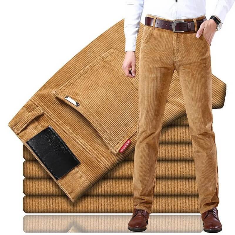 Luca men's elegant corduroy pants – Avinos Milano