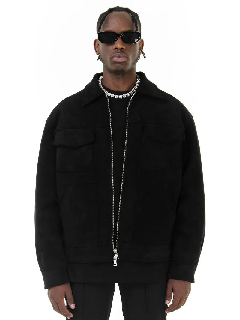 Marcello men's suede jacket, additional view
