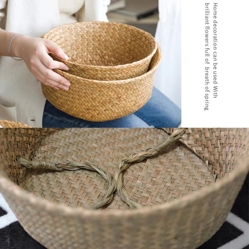 Fienile seagrass weave close-up