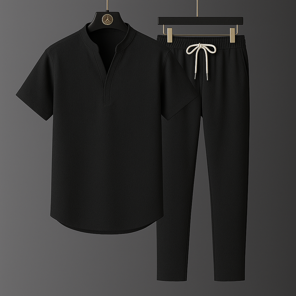 Men's elegant linen two-piece set – Avinos Milano