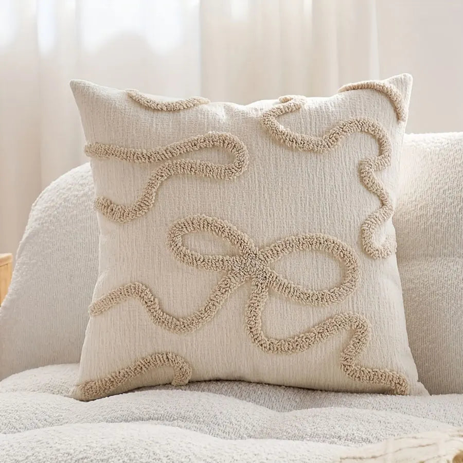 Fiocco bow cushion close-up