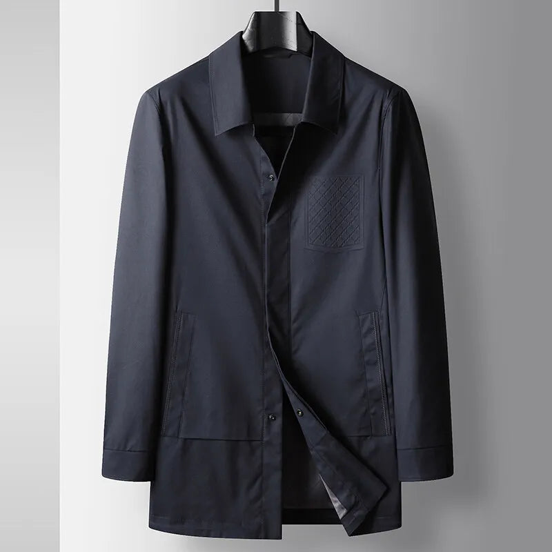 Men's trench coat, additional view
