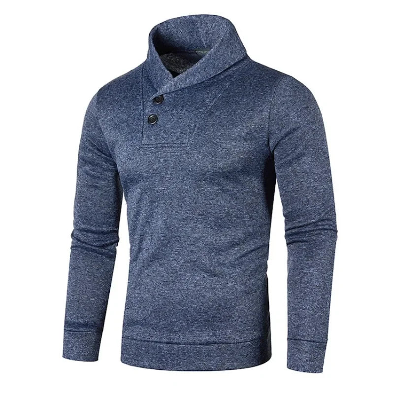 Men's elegant turtleneck sweater, alternate view