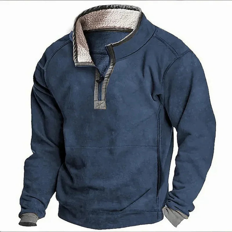 Men's fleece sweater, view 4