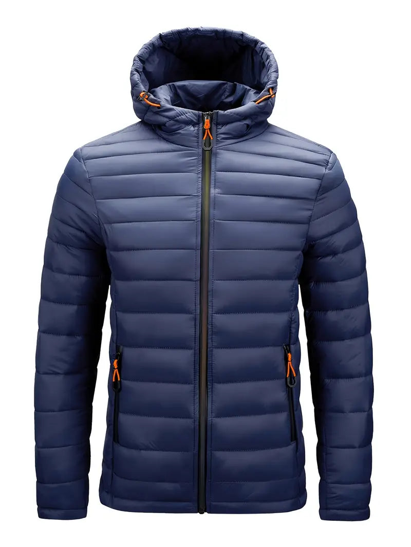 Elia men's elegant hooded jacket, view 5