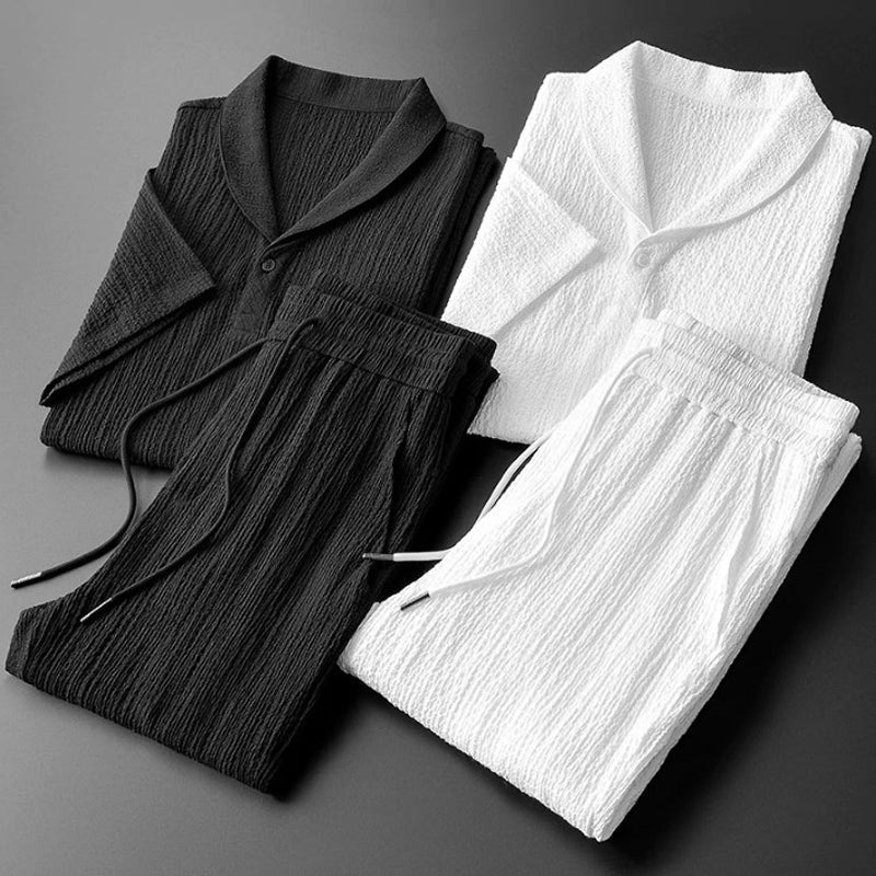 Men's breathable two-piece set, additional view