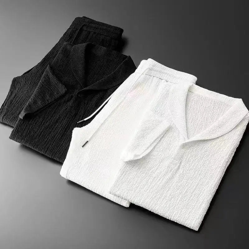 Men's breathable two-piece set, view 4