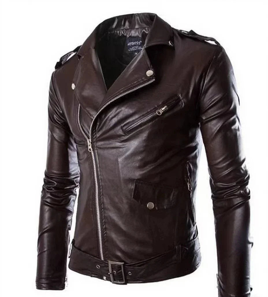 Nicola men's leather jacket – Avinos Milano