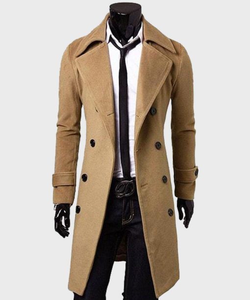 Men's elegant trench coat, additional view