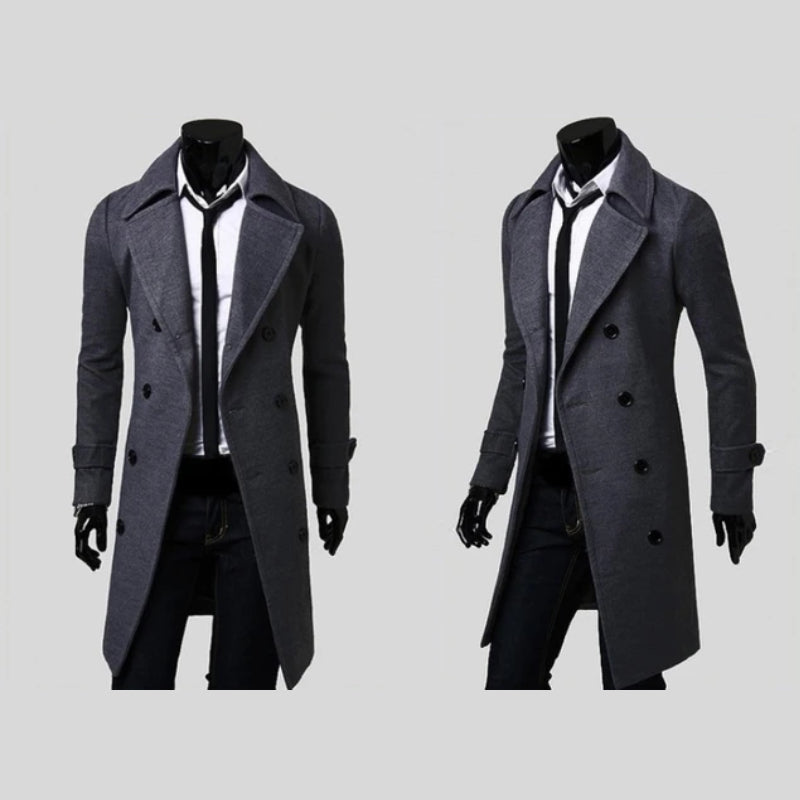 Men's elegant trench coat, view 7