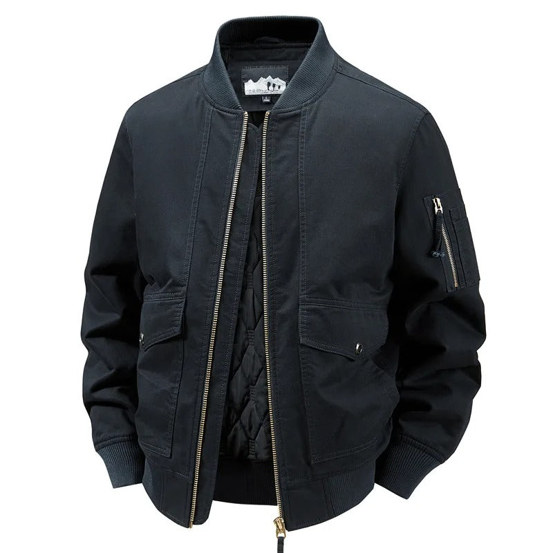 Sergio men's elegant cotton jacket, alternate view