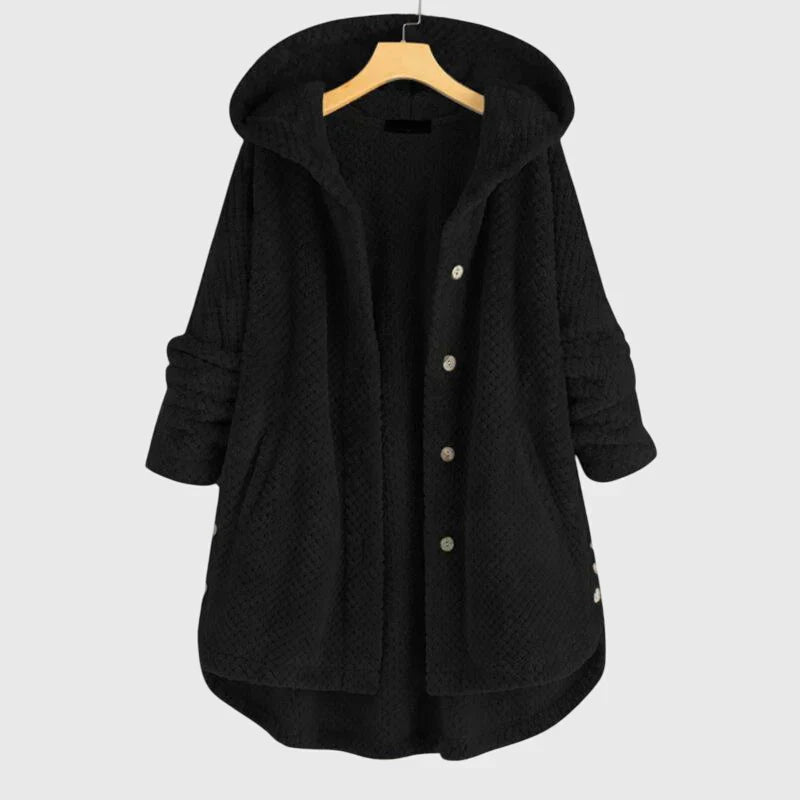 Franca Fleece Jacket with Hood – women's jackets, view 3