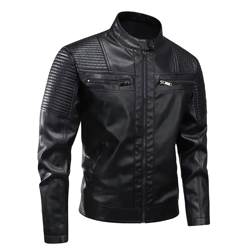 Multi men's leather jacket – Avinos Milano