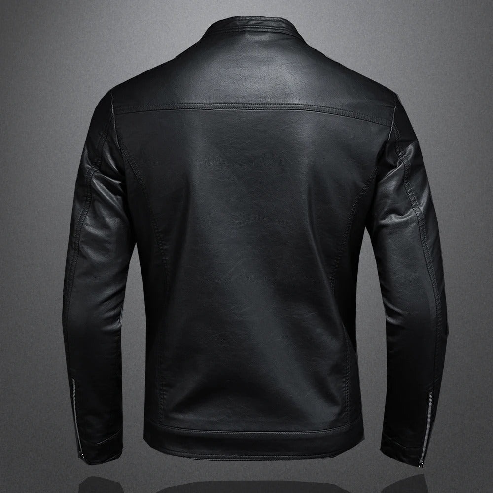 Lorenzo men's leather jacket, additional view