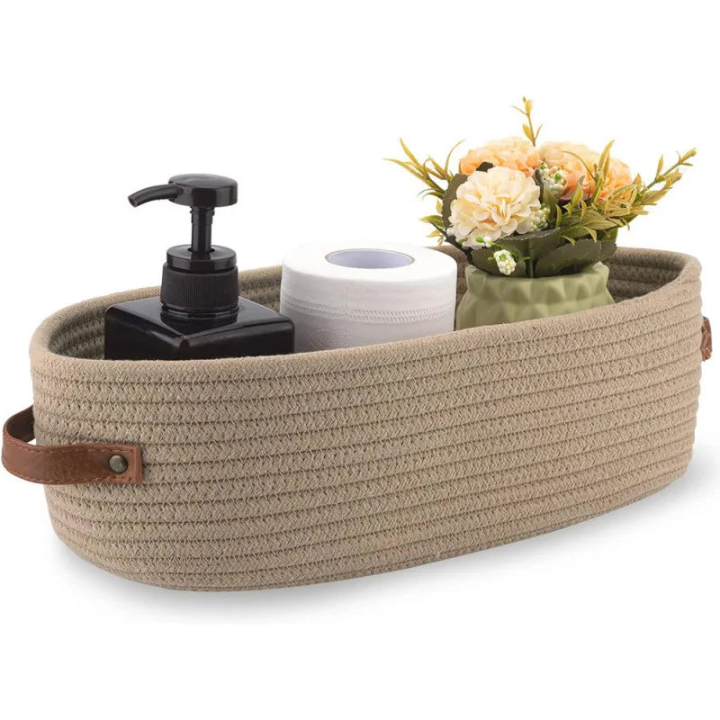 Fune natural rope basket