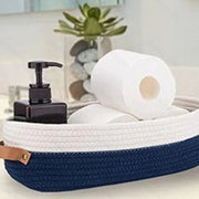 Navy and White