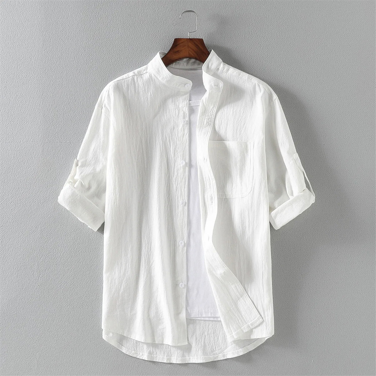 Gabriele men's elegant summer shirt, alternate view