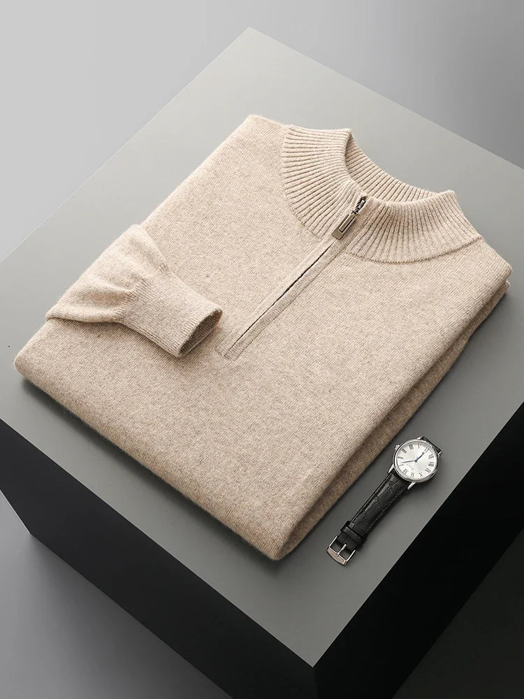 Florence men's cashmere sweater, alternate view