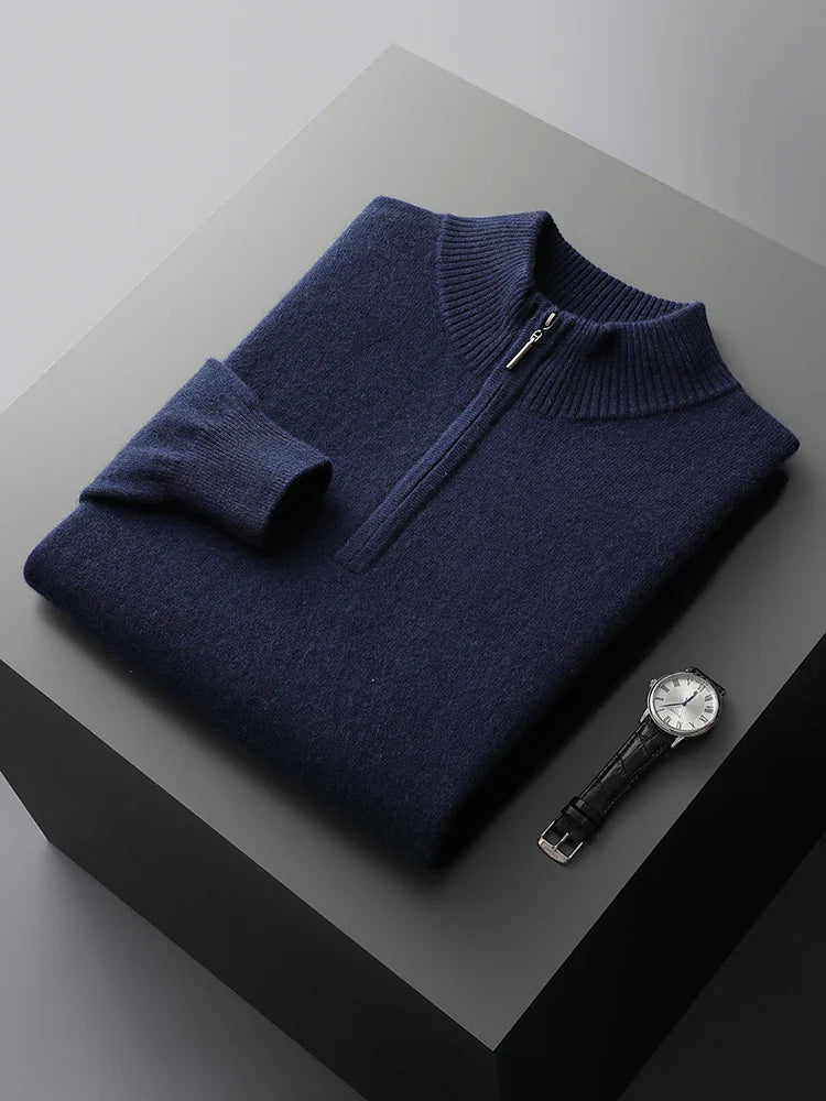 Florence men's cashmere sweater, additional view