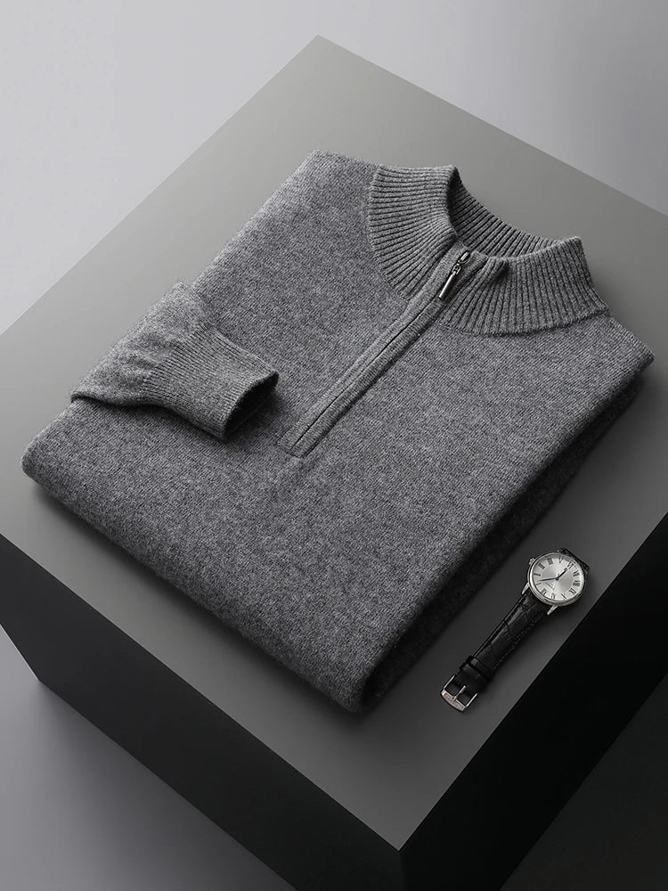 Florence men's cashmere sweater, view 4