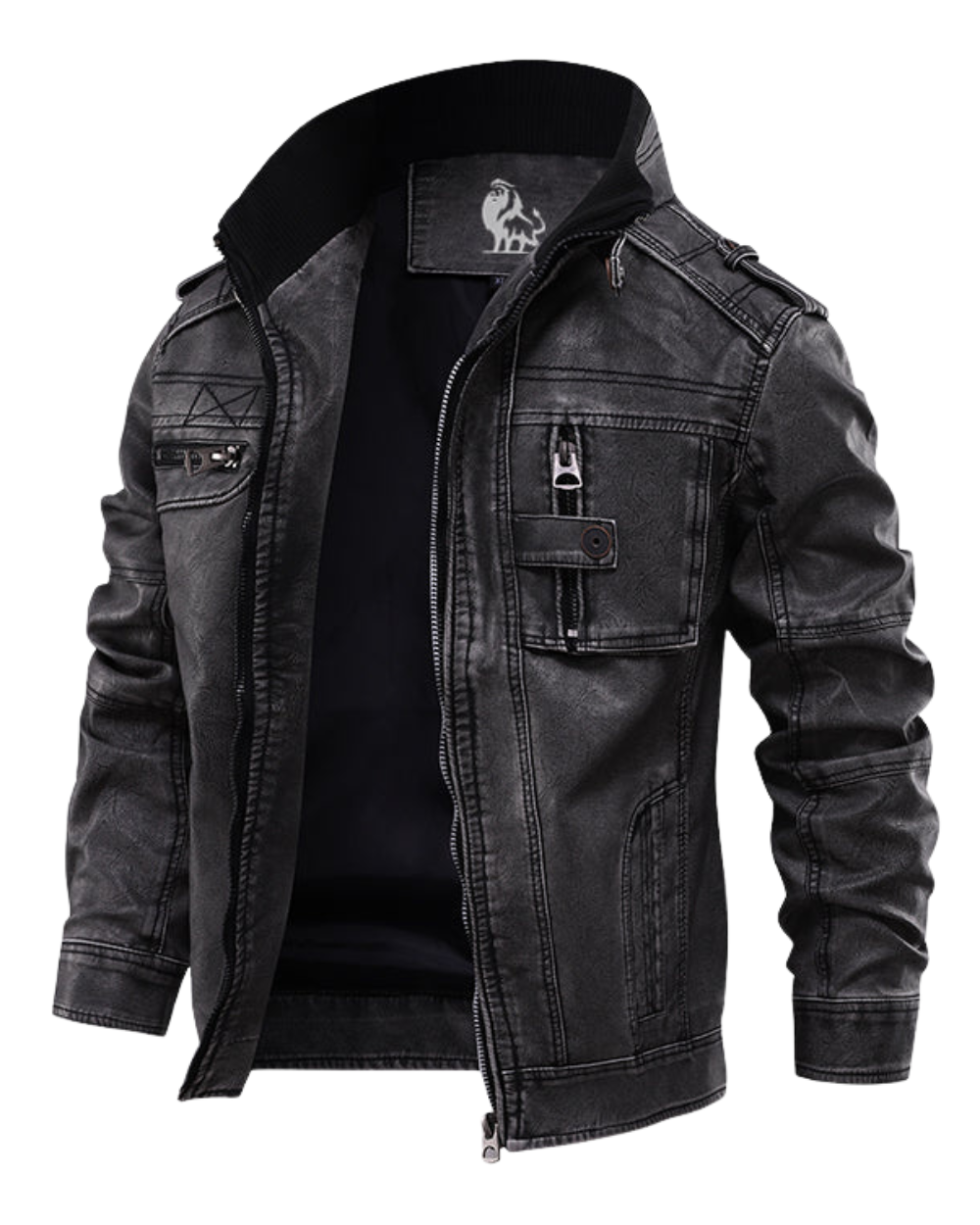 Salvatore men's elegant leather jacket – Avinos Milano