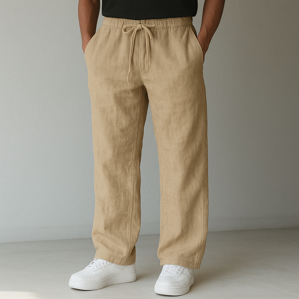 Tommaso men's linen pants, additional view