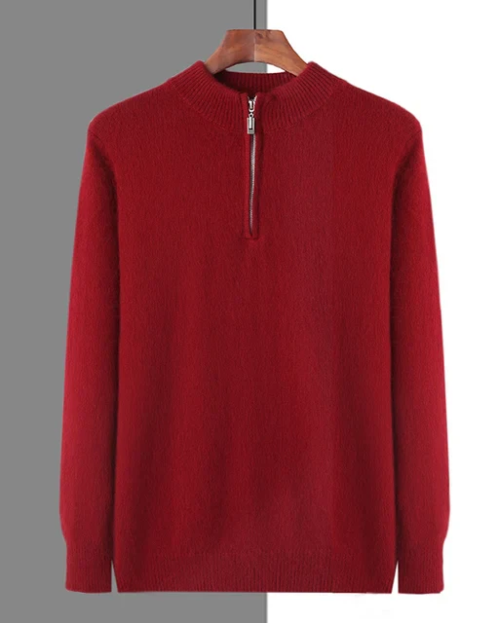 Genève men's cashmere sweater, view 4