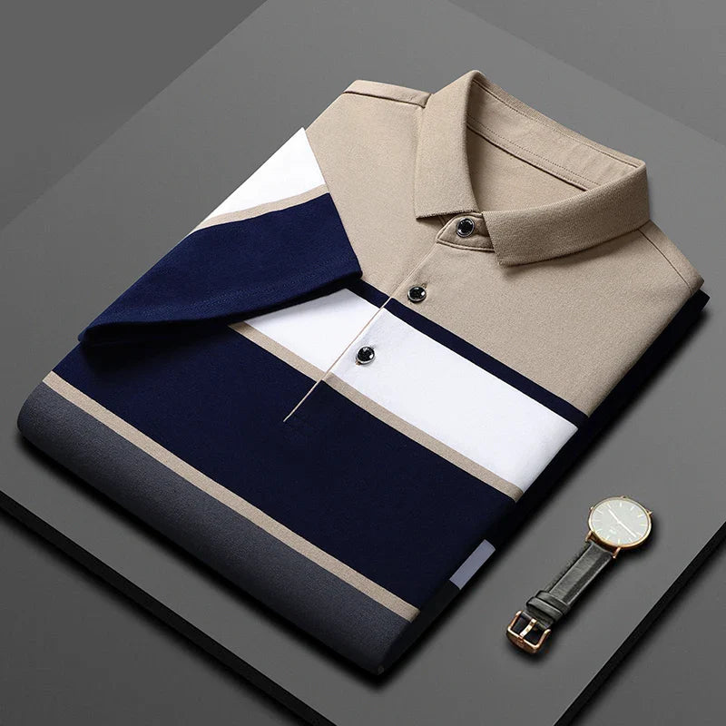 Men's cotton polo shirt, alternate view
