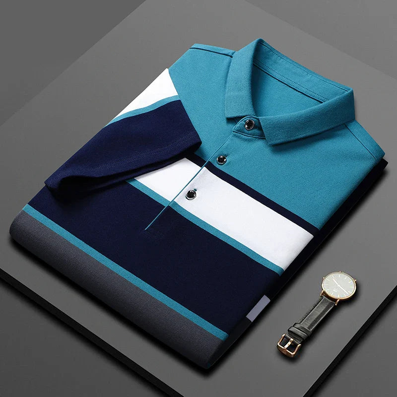 Men's cotton polo shirt, additional view