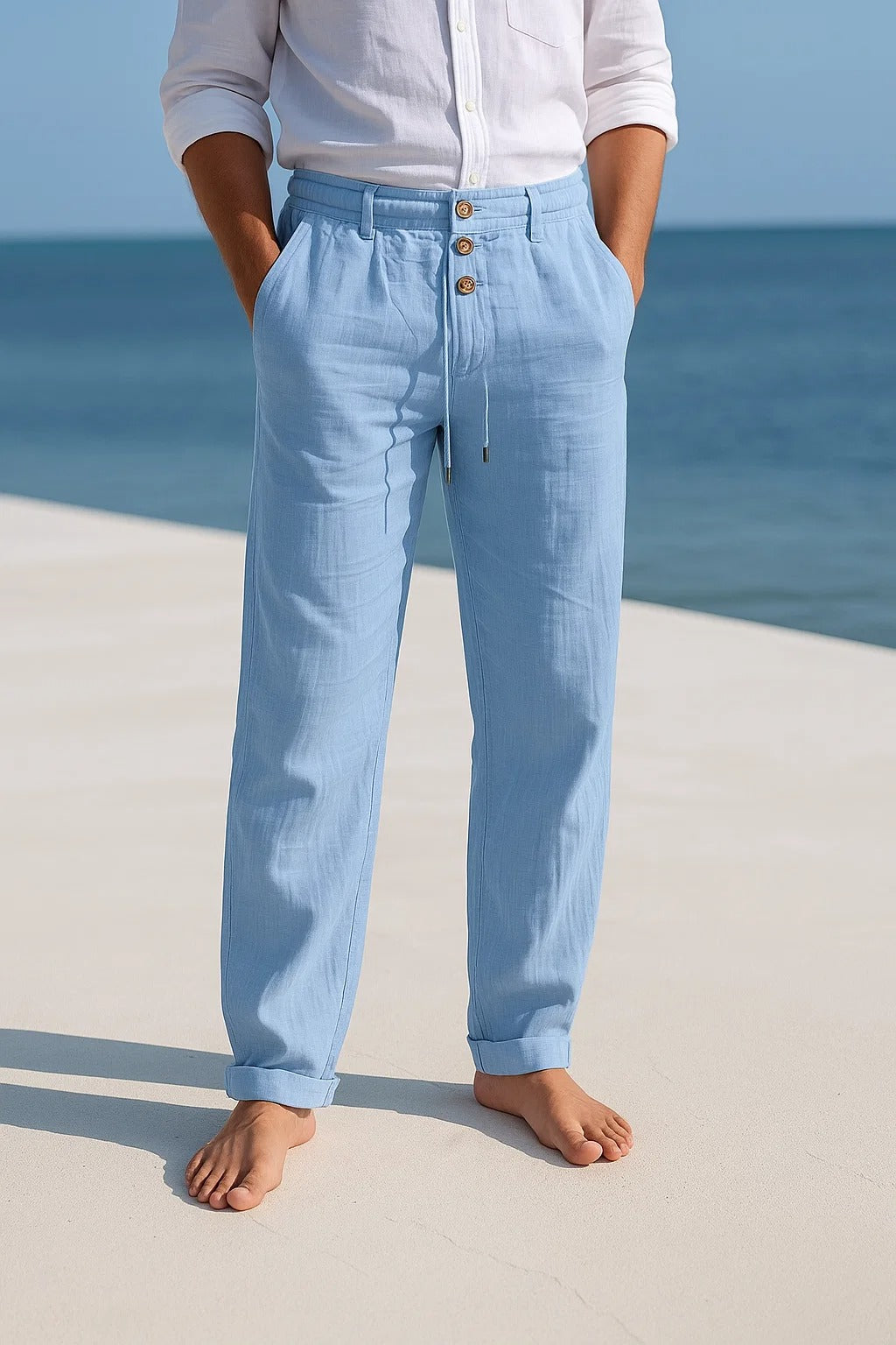Marco men's elegant summer pants, alternate view