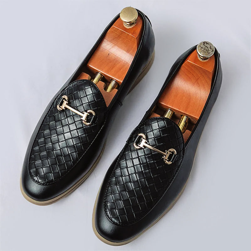 Men's leather loafers, additional view