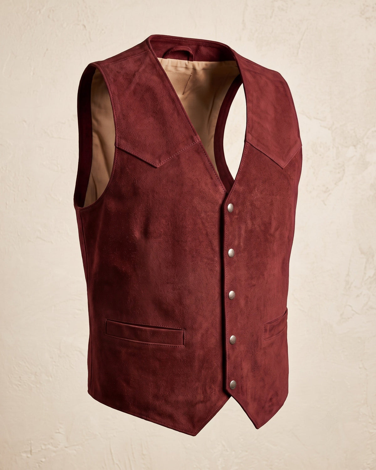 Men's Gianluca Western suede vest — view 4