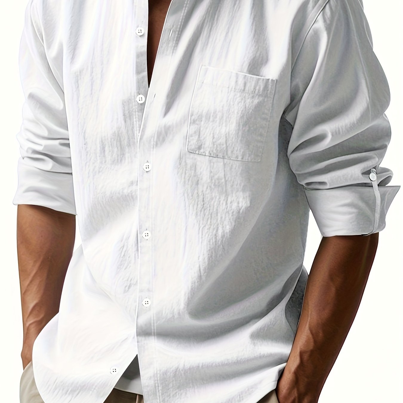 Giorgio men's elegant linen shirt – Avinos Milano