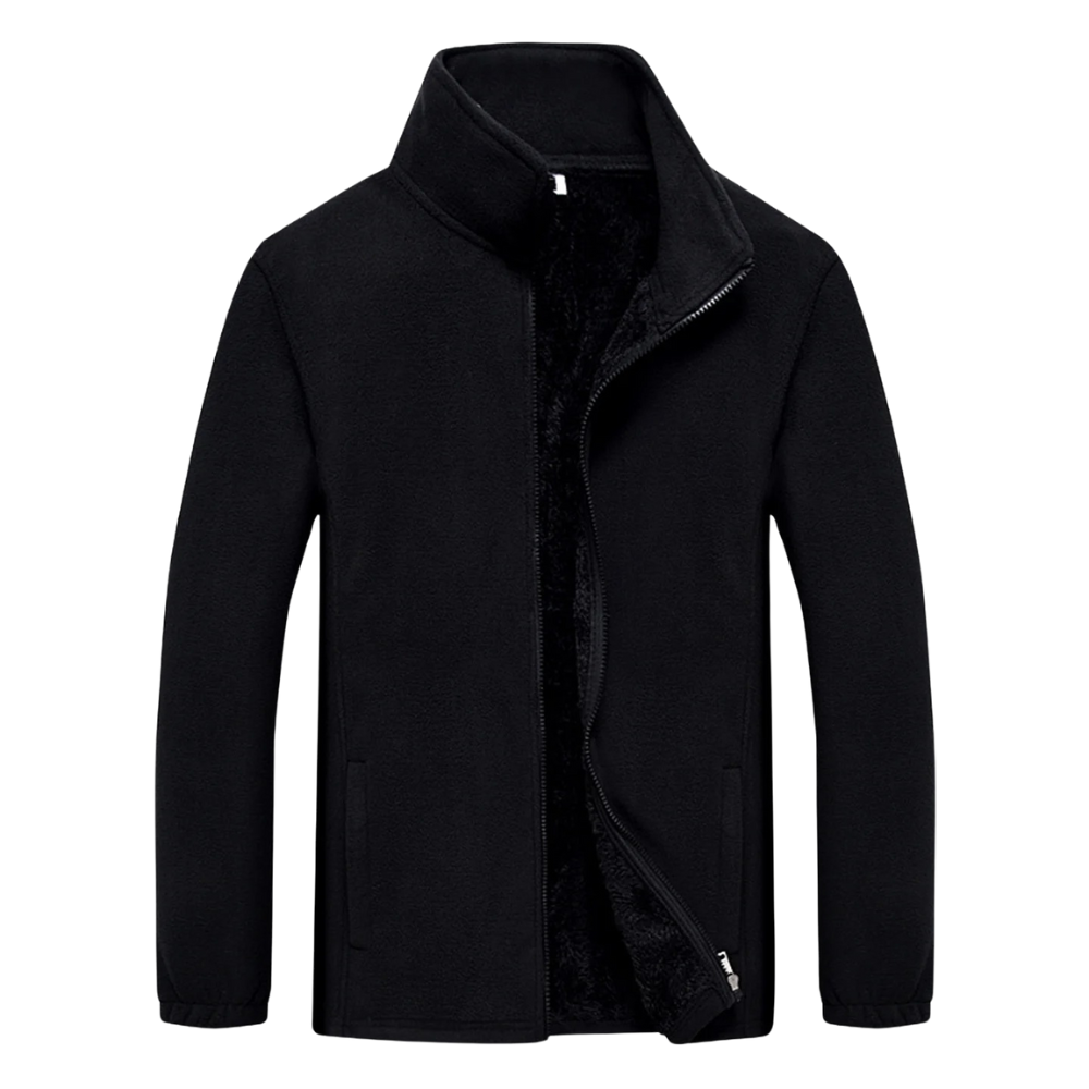 Paolo men's elegant fleece jacket, alternate view