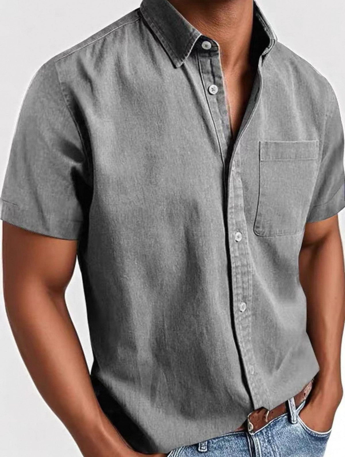 Men's elegant shirt, additional view
