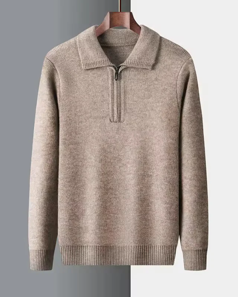 Gstaad men's cashmere sweater, alternate view