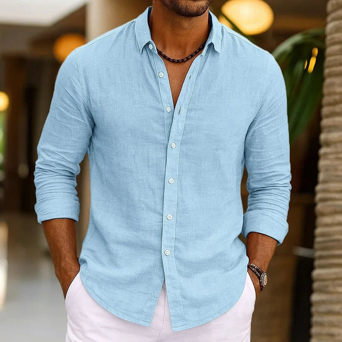 Sergio men's elegant cotton shirt – Avinos Milano