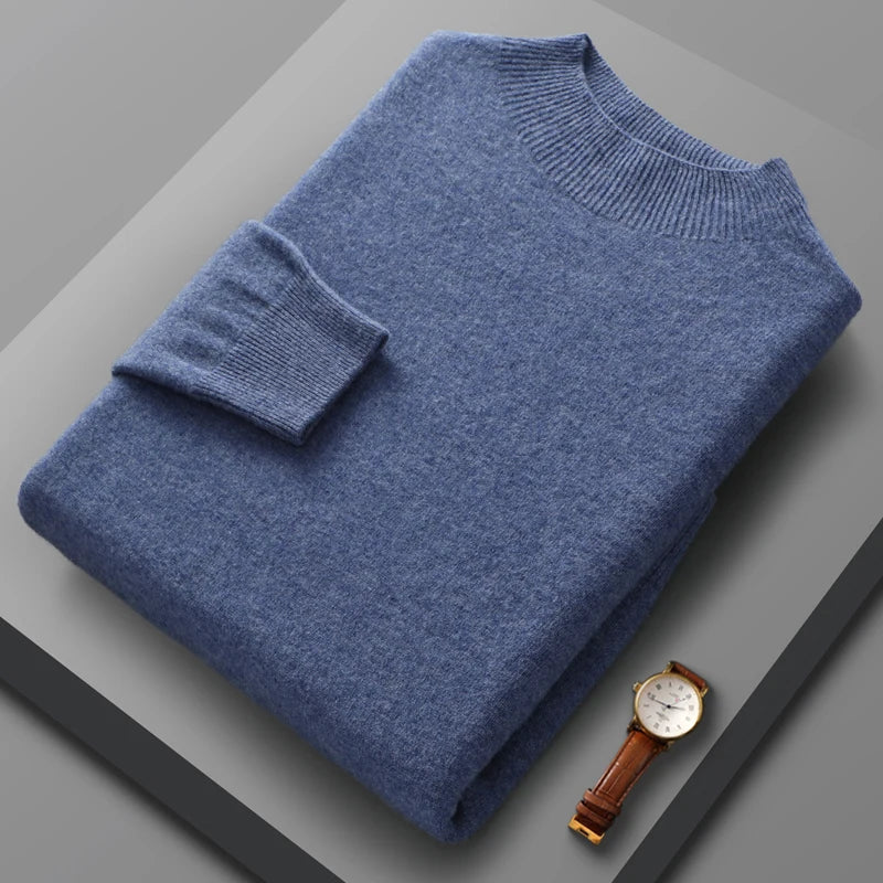 Men's cashmere sweater, additional view