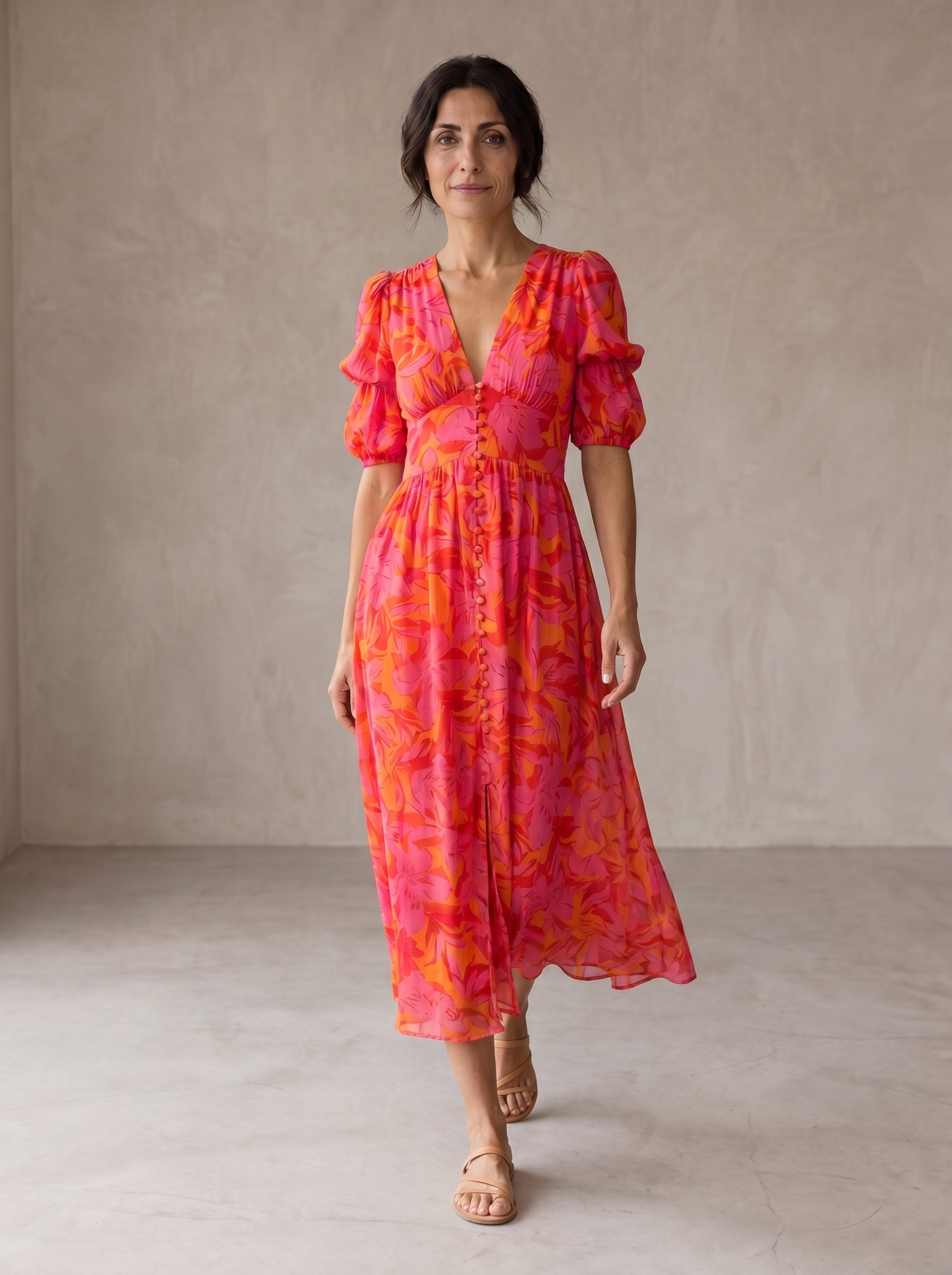 Harmony Maxi Dress in Solar Glow